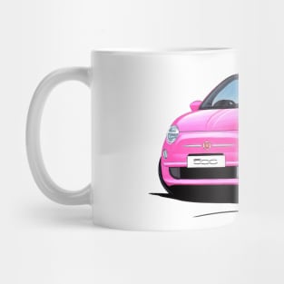 Fiat 500 Pink Mug